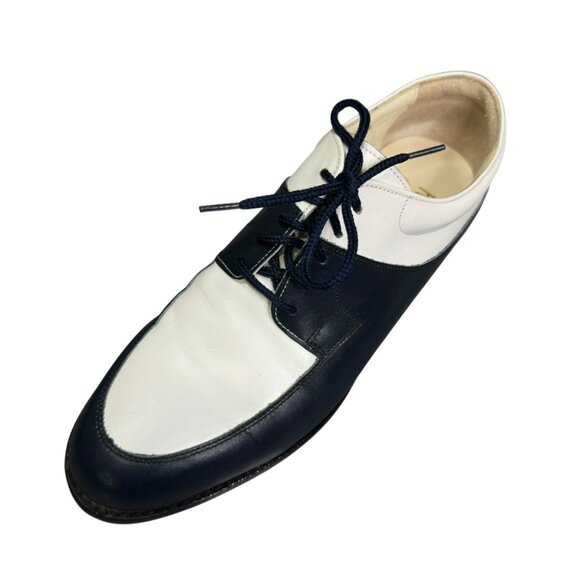 FootJoy Classics Women's Golf Shoes 7A – USA-Made Saddle Oxfords with Soft Spike - Picture 2 of 11